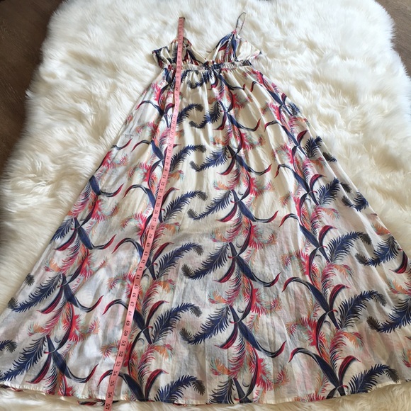 Quicksilver Tropical Feather Print Maxi Dress - Picture 7 of 15